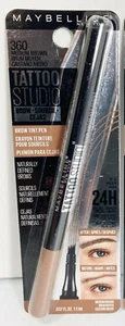1 Maybelline TATTOO STUDIO BROW TINT PEN #360 Medium Brown NEW SEALED - Picture 1 of 3