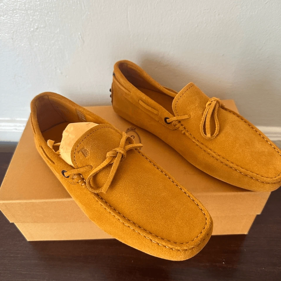 Hombre Tod’s Top Grano Gamuza Cuero Conducción Hombre Mocasín US 5,5 - EU37 1/5-38 Foto 1 de 4