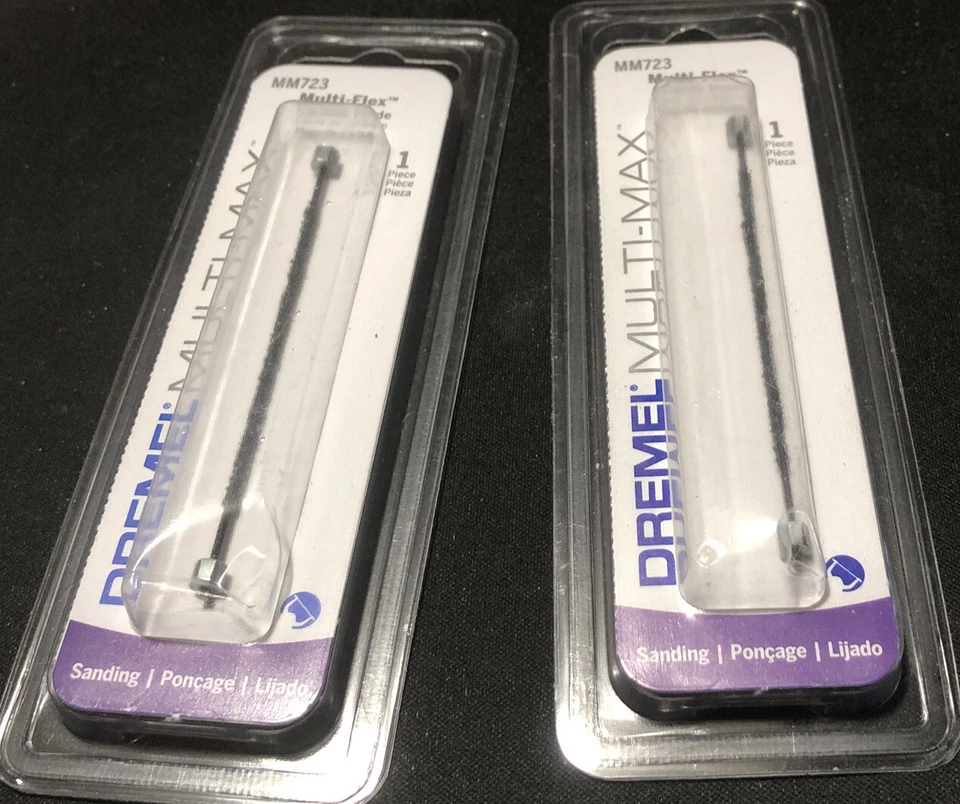 LOTE DE 2 hojas de lijado de carburo Dremel MM723 Multi Max Flex Foto 1 de 1