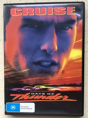 Days of Thunder DVD 1990 Tom Cruise Nicole Kidman Nascar R4 FREE POSTAGE - image 1 of 4