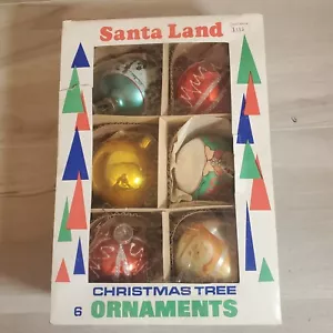 Santa Land Polonia Natale Vetro Rientro Ornamenti Scatola Ziggy Lotto Assortito - Foto 1 di 12