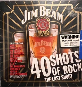 2 x CD. JIM BEAM 40 shots of Rock. the last shout. Great CD’S for JIm BEAM fans - Picture 1 of 7