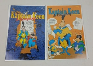 SET BESTEHEND AUS 2 VORTEX COMICS - Kaptain Keen & Kompany #1 #3 Sehr guter Zustand - Bild 1 von 1