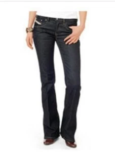 NEU Diesel "Ronhar" Damenjeans/-hose - dunkelblaue Waschung - 31 x 34" - regulär 219,95 $ - Bild 1 von 7