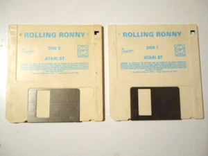 Rare ROLLING RUNNY jeu / game for ATARI ST - STF - STE / MEGA ST / 520 1040 - Imagen 1 de 3