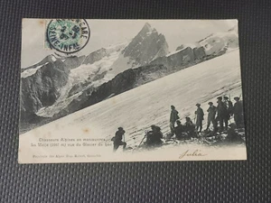 CPA 05 La Meije et la vue du glacier du lac - Imagen 1 de 2