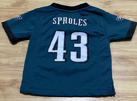 NIKE PHILADELPHIA EAGLES #43 DARREN SPROLES FOOTBALL JERSEY TODDLER 18M EUC Cover