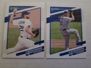 Donruss Clayton Kershaw #105 2021 lote base y variación fotográfica - Dodgers - Imagen 1 de 1