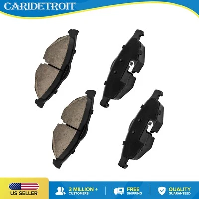 Front Ceramic Brake Pad Set For Chrysler Sebring Stratus 2001 2002 2003-2006 - Image 1 of 4