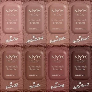 NYX Buttermelt Pressed Powder Natural Finish Bronzer ~ Choose Your Shade - Picture 1 of 6