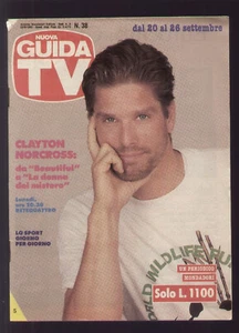 NEU TV-FÜHRER MONDADORI 38/1992 CLAYTON NORCROSS LOKALE UND NATIONALE TV-PROGRAMME - Bild 1 von 1