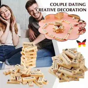 Jenga Pärchenspiel, Lust-Spiel, Liebesjenga, Erotikspiel Party, Swinger, Frivol - Bild 1 von 17
