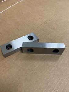(2) 5” Reversible Jaw For Kurt Vises 4140 Hardened Steel & Precision Ground - Picture 1 of 3
