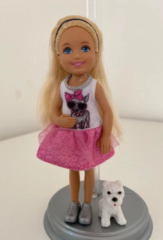 Mattel Barbie Great Puppy Adventure Chelsea Doll & Puppy ULTRA RARE 2014 Retired Cover