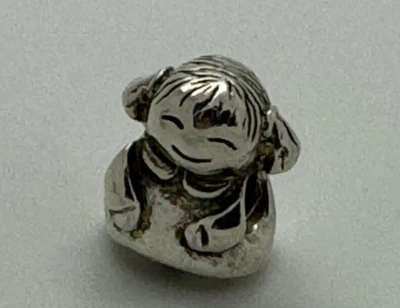 Original Pandora Element 790375 Dirns Mädchen 925 Silber Charms Tiere Nr. 68 - Bild 1 von 4