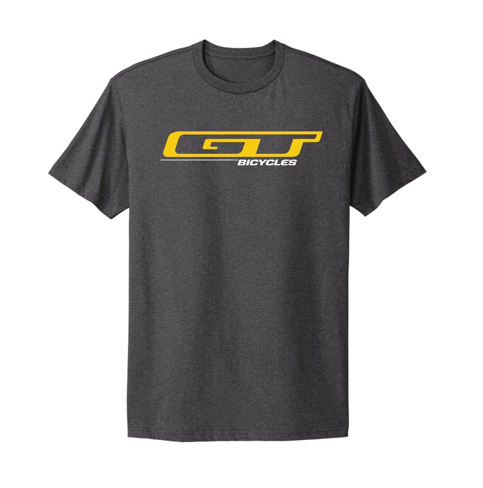 GT велосипеды велосипед логотип унисекс серый футболка размер S-3XL - Изображение 1 из 1