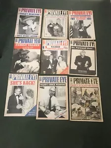 Private Eye Magazine 1992 , 93, 94, 95, 97, 2008, 9 issues, - Picture 1 of 11