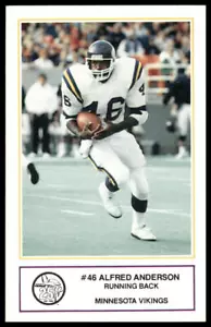 1985 Minnesota Vikings Police #4 Alfred Anderson - Picture 1 of 2