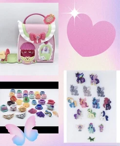 LOT🟣My Little Pony Fancy Fashions Boutique Purse MLP + 47-Figures/Accessories - Picture 1 of 10