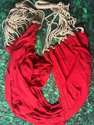 CAMA LAZO HAMACA LONA ROJA 104x 38 ENO Foto 1 de 3