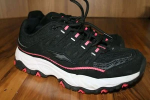 Womens AVIA Avi-Motion Black Pink Ortholite Sneakers Size 6 A9601WVBP - Picture 1 of 12