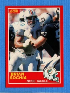 1989 Score #179 Brian Sochia Dolphins - Picture 1 of 1