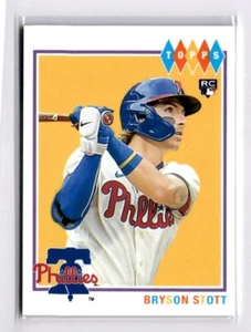2022 Topps Brooklyn Collection BRYSON STOTT RC #47 Philadelphia Phillies - Picture 1 of 2