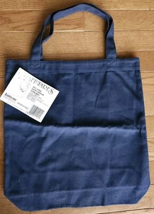 NEU Canvas Tragetasche 10 Unzen 100 % Baumwolle 14 x 16 Zoll marineblau #299552 961-1022 Janlynn neu mit Etikett - Bild 1 von 9