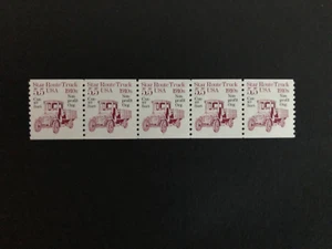 U.S. Stamps, Scott # 2125a, PNC5 # 1, 5.5c Star Route Truck, MNH - Picture 1 of 2