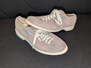 Linds Right Hand 7D Grey Suede Bowling Shoes USA - Picture 1 of 6