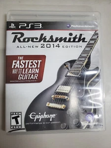 Rocksmith 2014 Edition PlayStation 3 PS3 w/manual & fret layout no dongle Tested - Picture 1 of 2