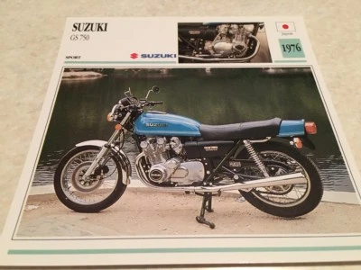 Enchufe Moto Colección Atlas Motorbike Suzuki 750 GS GS750 1976 - Imagen 1 de 2