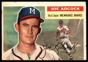 1956 Topps #320 Joe Adcock (sehr guter Zustand) - Bild 1 von 2
