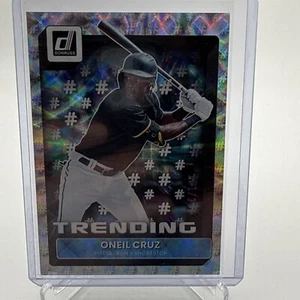 2022 Panini Donruss Oneil Cruz Trending Silver /349 Rookie RC #T-8 Pirates - Bild 1 von 3
