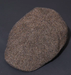 Gorra plana STETSON para hombre GRANDE Hatteras lana espiga celebridad 58 L - Imagen 1 de 22