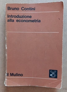 LIBRO INTRODUZIONE ALLA ECONOMETRIA Bruno Conti 1° ed. 1973 Il Mulino - Picture 1 of 12