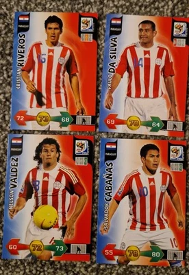 Panini Adrenalyn Xl World Cup South Africa 2010 Full Paraguay Base Set UK Ver - Image 1 of 2