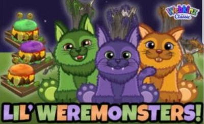 Webkinz BUNDLE Lil Weremonster trio SAVE $5 purple green orange | Virtual codes - Image 1 of 4