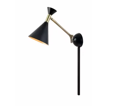 Arne 1 Light Swing Arm with Black Finish - Image 1 of 2