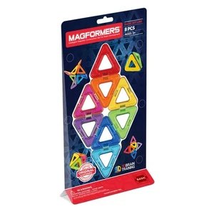 Magformers Triangles Set (8-Pieces) Magnetic Building Blocks, Educational Magnet - Picture 1 of 7