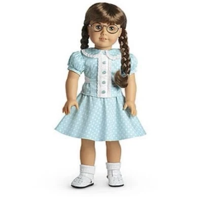 American Girl Molly's Polka Dot Outfit 25th Anniversary (RETIRED) Rare. - Image 1 of 4