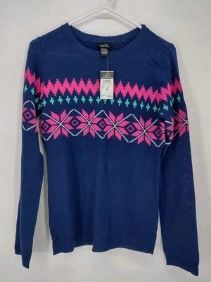 Suéter Pullover Rue 21 Talla M Acrílico Manga Larga Multicolor Nuevo con Etiquetas Foto 1 de 4