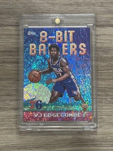 2025-2026 Topps NBA VJ Edgecombe 8 Bit Ballers Rookie Holo Foil SP Sixers RC - Picture 1 of 2