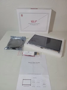 Roadom Black 10.1" Capacitive Touchscreen Portable Monitor For Raspberry Pi. New - Picture 1 of 10