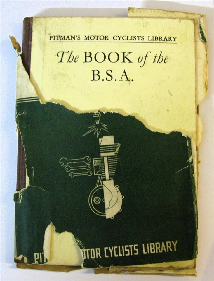 BSA Twin/Singles 1936-1949 Pitmans Motorcycle Maintenance Handbook D9-T.5309 - Image 1 of 4