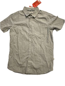 The North Face Hemd Herren Medium Gingham Kurzarm Button Down Dusty Blue Neu mit Etikett - Bild 1 von 8
