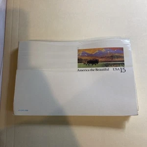 1988 America The Beautiful, Buffalo - 15 cent Postcards Lot of 45 Free Shipping - Picture 1 of 6
