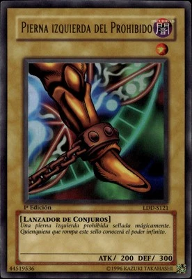 Left Leg of the Forbidden One Spanish 1st Ed Ultra LDD-S121  Yu-Gi-Oh! - Image 1 of 2