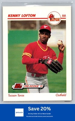 1991 Line Drive AAA #614 Kenny Lofton Tucson Toros I34 - Image 1 of 2