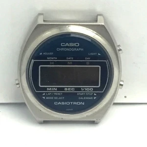Casio Casiotron 38CR-12A Quartz Digital Vintage Herrenuhr For Parts MUR950AZB2 - Bild 1 von 5